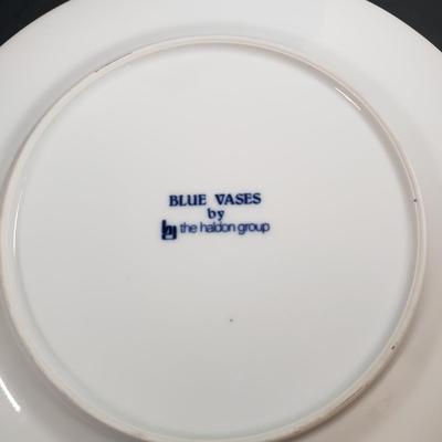LOT 309B: Set of 6 "Blue Vases" Plates by The Haldon Group
