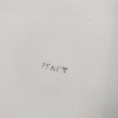 LOT 311B: Italian Ceramic Coral Pattern Plates, Fish Dishes by California Pottery & Ironstone, Large Conch Shell Tureen