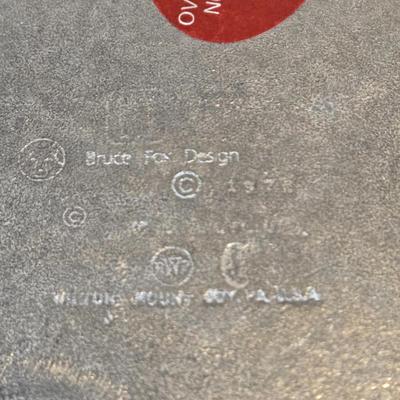 LOT 341B: Two Vintage Mariposa Brillante Silver Leaf Trays. Nick Munro & Co. Hammered Pewter Spice Shaker, Jean Couzon Orfevre Art...