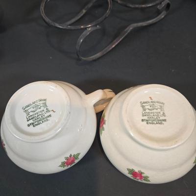 LOT 345B: Various Pieces of Flowered China Including Limoges France, Embassy, Nippon, and More