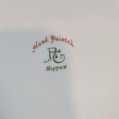 LOT 345B: Various Pieces of Flowered China Including Limoges France, Embassy, Nippon, and More