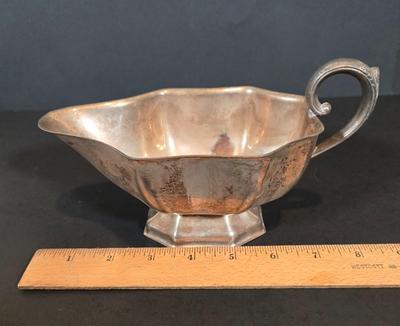LOT 347B: Multiple Pieces of Pewter. Antique Silver Plate Egg Coddler, Vintage Soup Tureen, and More