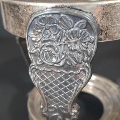 LOT 347B: Multiple Pieces of Pewter. Antique Silver Plate Egg Coddler, Vintage Soup Tureen, and More