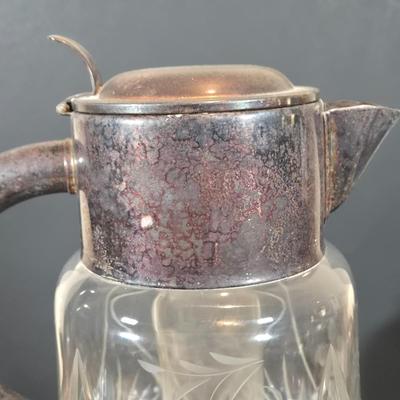 LOT 347B: Multiple Pieces of Pewter. Antique Silver Plate Egg Coddler, Vintage Soup Tureen, and More