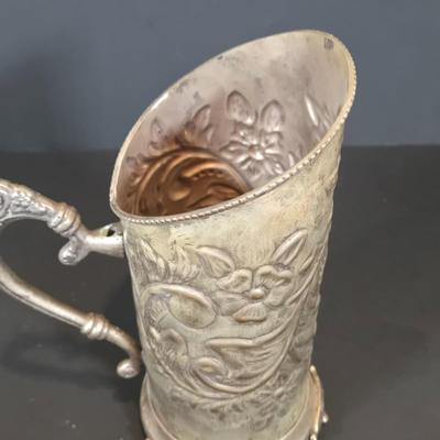 LOT 347B: Multiple Pieces of Pewter. Antique Silver Plate Egg Coddler, Vintage Soup Tureen, and More