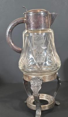 LOT 347B: Multiple Pieces of Pewter. Antique Silver Plate Egg Coddler, Vintage Soup Tureen, and More