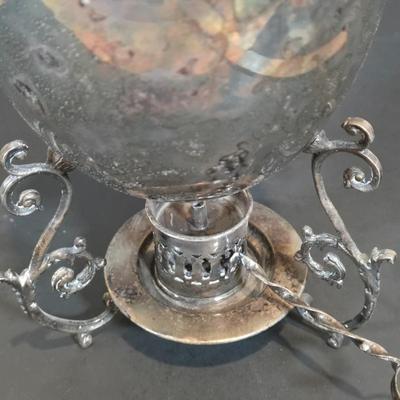 LOT 347B: Multiple Pieces of Pewter. Antique Silver Plate Egg Coddler, Vintage Soup Tureen, and More