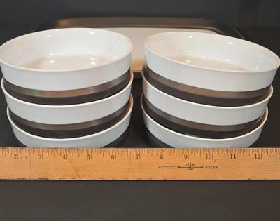 LOT 349B: Quadrille Sango Black Satin Pieces Made In Japan