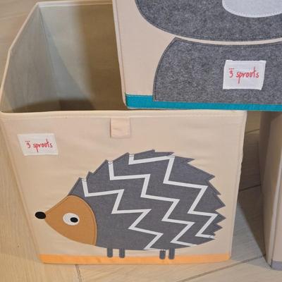 LOT 353B: Collapsible Sprout Fabric Storage Bins