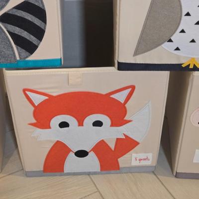 LOT 353B: Collapsible Sprout Fabric Storage Bins