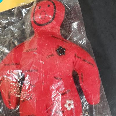 LOT 402B: Vintage Halloween Decor & Voodoo Doll by Urban Outfitters