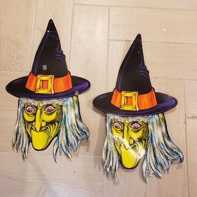 LOT 404B: Set of 9 Vintage Beistle Halloween Cutouts