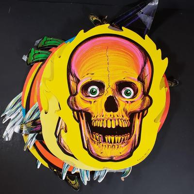 LOT 404B: Set of 9 Vintage Beistle Halloween Cutouts