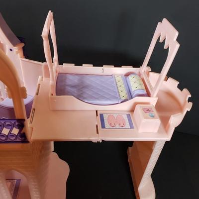 LOT 406B: New Enchanted Evening Barbie & Kelly Kingdom Princess Palace