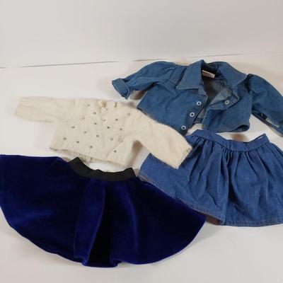 LOT 407B: Trunk Full of Vintage American Girl Doll Clothing, Accessories, Furniture & More