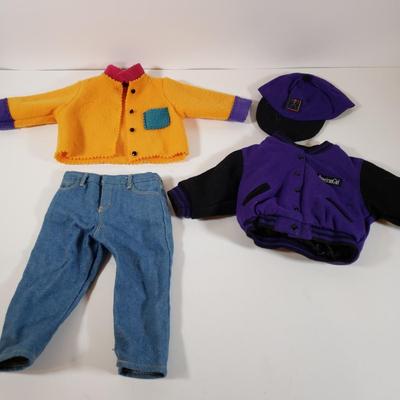 LOT 407B: Trunk Full of Vintage American Girl Doll Clothing, Accessories, Furniture & More