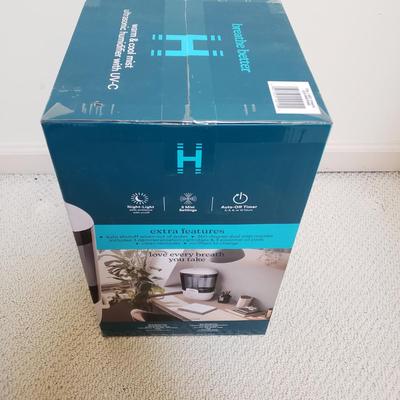 LOT 411Z: New Sealed Homedics Humidifier & Holmes Oscillating Power Fan