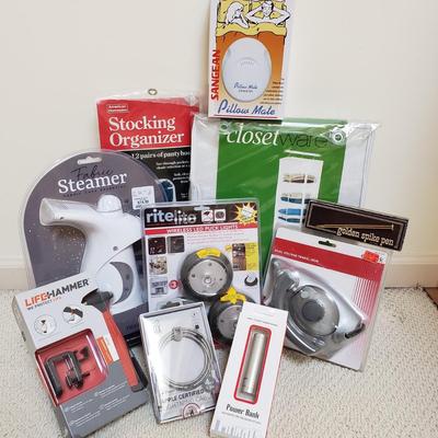 LOT 412Z: Assortment of New Sealed Household Products