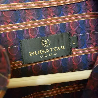 LOT 418MBC: Men's Shirts-Robert Graham, Moda Milano & More