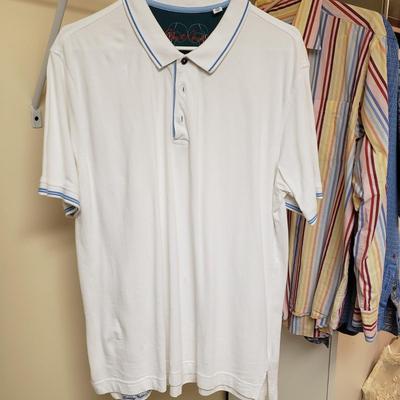 LOT 419MBC: Men's Shirts-Tori Richard, Robert Graham, Bugatchi & More