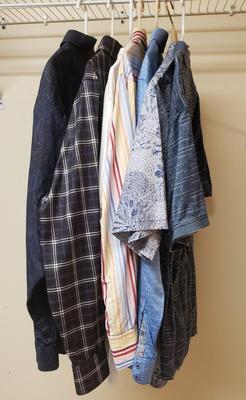 LOT 419MBC: Men's Shirts-Tori Richard, Robert Graham, Bugatchi & More