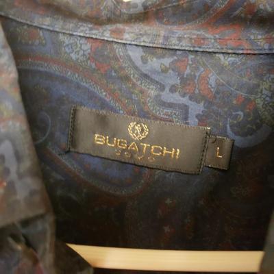 LOT 419MBC: Men's Shirts-Tori Richard, Robert Graham, Bugatchi & More