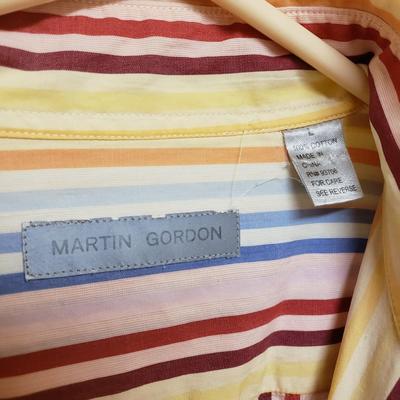 LOT 419MBC: Men's Shirts-Tori Richard, Robert Graham, Bugatchi & More