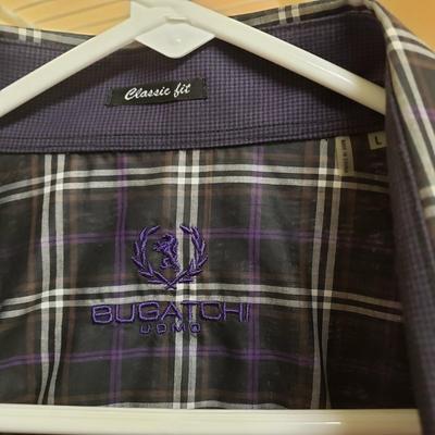 LOT 419MBC: Men's Shirts-Tori Richard, Robert Graham, Bugatchi & More