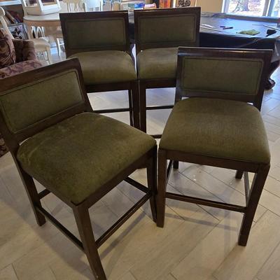 LOT 443B: Two Bar Height Chairs and Two Counter Height Chairs