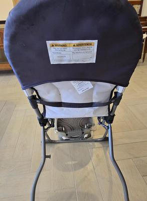 LOT 446B: High Chair and Booster Chair for Grandma's House