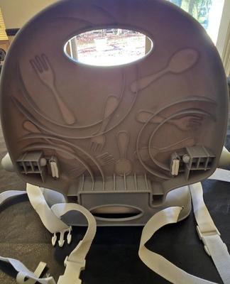 LOT 446B: High Chair and Booster Chair for Grandma's House