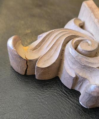 LOT 449B: Floor Lamp, Wall Clock, and Bombay Company Round Side Table