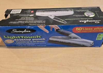 LOT 454B: Adjustable Height Desk with Multiple Office Supplies