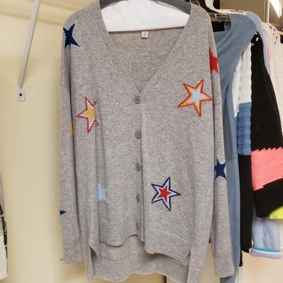 LOT 485MBC: Colorful Knit Tops-Philosophy Cashmere, Nic+Zoe, Cotton by Autumn Cashmere & More