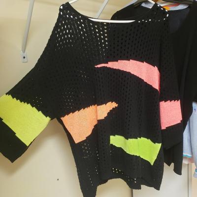 LOT 485MBC: Colorful Knit Tops-Philosophy Cashmere, Nic+Zoe, Cotton by Autumn Cashmere & More
