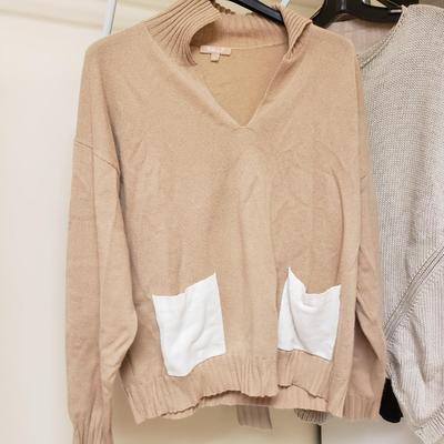 LOT 488MBC: Neutral Tops-Rain+Rose, Nanette Lepore, L'AGENCE & More