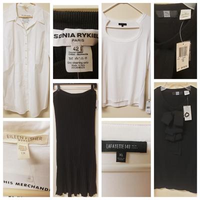LOT 489MBC: New with Tags-Saks Fifth Avenue, Sonia Rykiel, Eileen Fisher, Lafayette 148