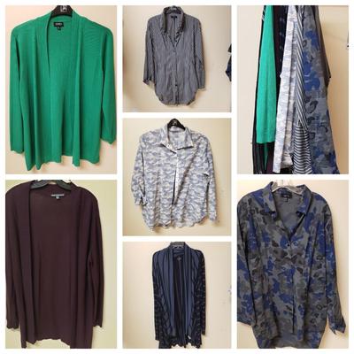 LOT 492MBC: Oversized Shirts & Sweaters-Vitamin, Comfy USA, Jones New York & More