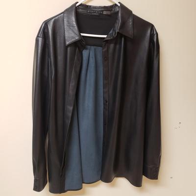 LOT 496MBC: Vintage Leather Drawstring Pants, Saks Fifth Avenue, Alice+Olivia & More