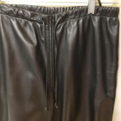 LOT 496MBC: Vintage Leather Drawstring Pants, Saks Fifth Avenue, Alice+Olivia & More