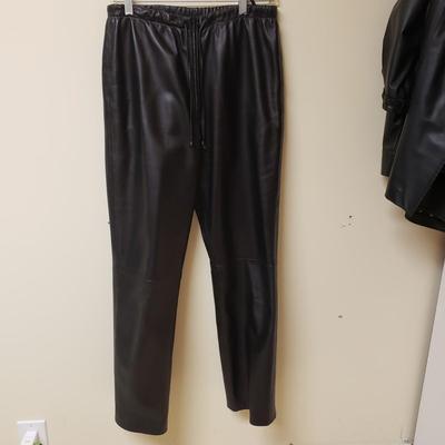LOT 496MBC: Vintage Leather Drawstring Pants, Saks Fifth Avenue, Alice+Olivia & More