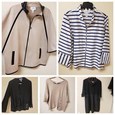 LOT 497MBC: Joseph Ribkoff Overcoat, Sweater, Dress & More