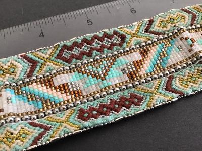 Hand Crafred Hipanema Brazilian Bracelet. Glass Bead. Nice