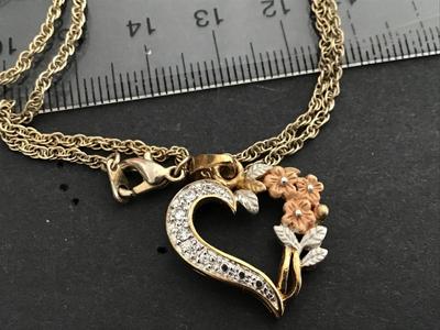 Floral Heart Necklace