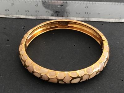 Joan Rivers Enamel Hinged Bracelet