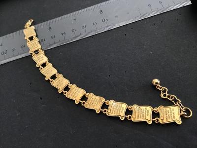 Ten Commandments Bracelet