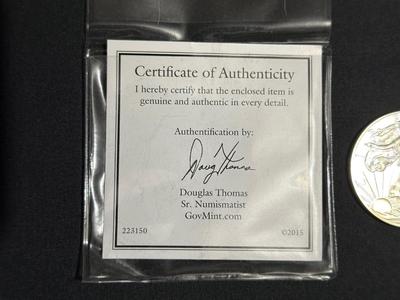 2015 AMERICAN EAGLE SILVER DOLLAR