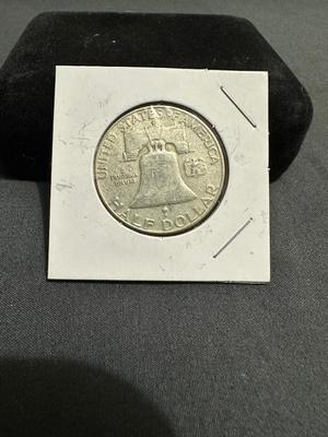 1957 FRANKLIN HALF DOLLAR .900 SILVER