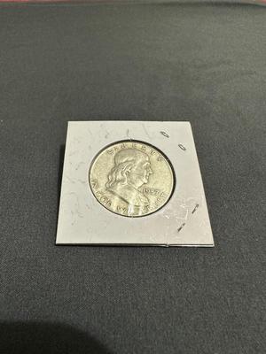 1957 FRANKLIN HALF DOLLAR .900 SILVER