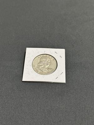 1957 FRANKLIN HALF DOLLAR .900 SILVER